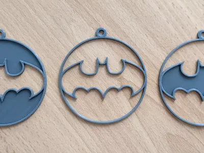 Batman Christmas Decorations 3D print model