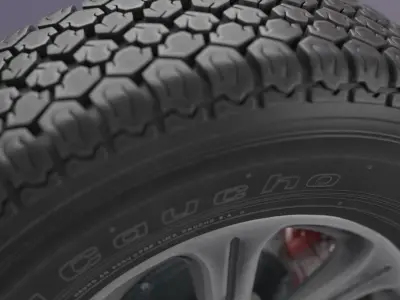 Wheel T70 Lima Caucho 3D model