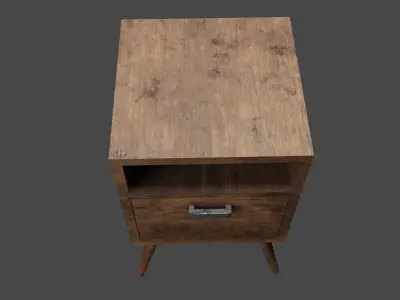 Furniture Nightstand Free 3D model