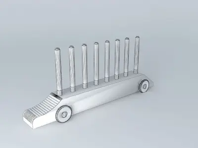 Pen Car Free 3D model