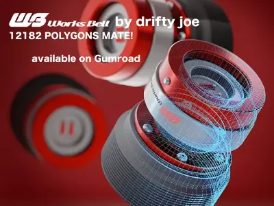 Quick Release Hub- Works Bell Rapfix II Low-poly 3D model