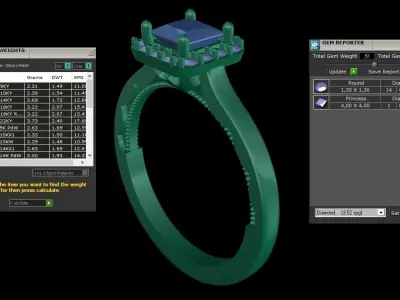 ring code 121 3D print model
