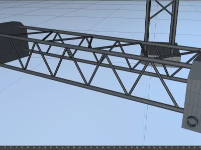 support steel 3Dmodel 3D model