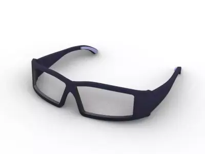 Occhiali pair of glasses Free 3D model