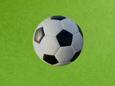 soccer ball Free low-poly 3D model purchase