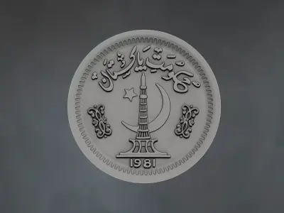 Antique Coin Relief 3D print model Free 3D print model