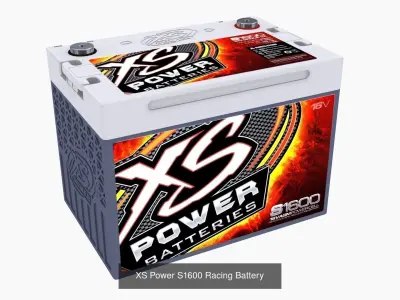XS Power S1600 and Lithium Racing Batteries 3D Model Pack