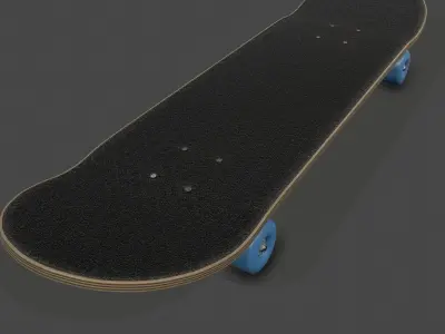 Realistic Skateboard 3D model