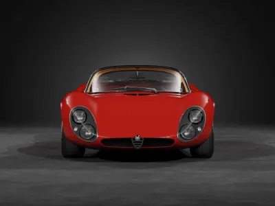 ALFA ROMEO 33 STRADALE 3D model