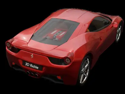Ferrari 458 Italia 3D model