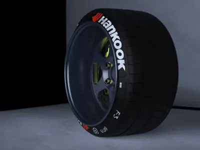 Rotiform MHG low offset wheel 3D model