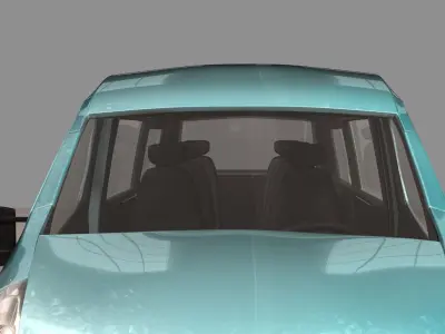 3D Van mercedes c class minivan 3D model