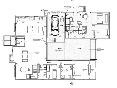 BI-GENERATIONAL COMPLETE 3D HOUSE MODEL WITH FUNITURES  3D model
