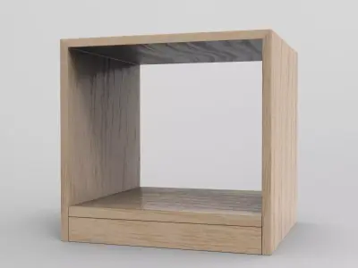 Toto Stool Low-poly 3D model