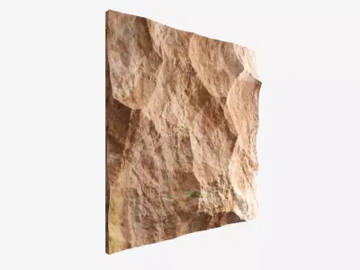 43-RockPanel sandstone rock texture 3D model