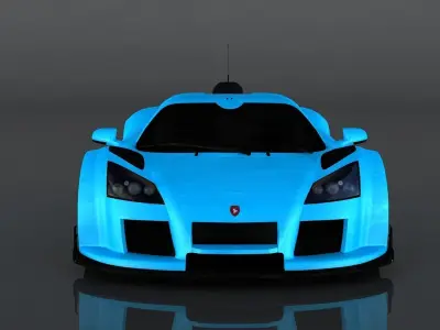 Gumpert Apollo S Low-poly 3D model