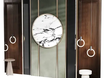 Decorative Wall panel  47 3D model