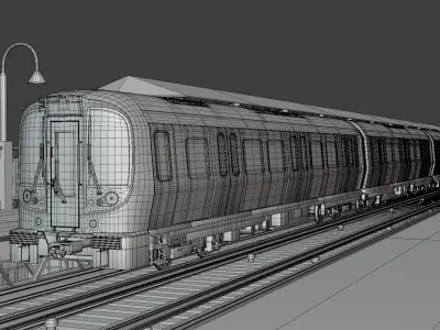 London metro stations V 3D Model Collection