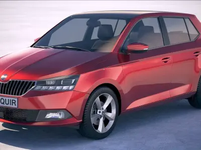 Skoda Fabia 2019 3D model