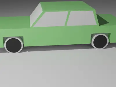 animation car 3D model