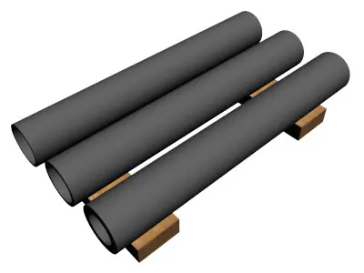 3in Pipe 3D model