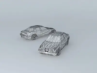 modified Jaguar s-type Free 3D model