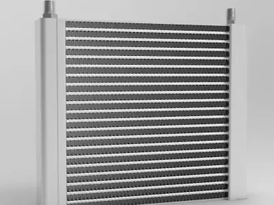 MHX-520 High-Efficiency Oil Cooler 3D model