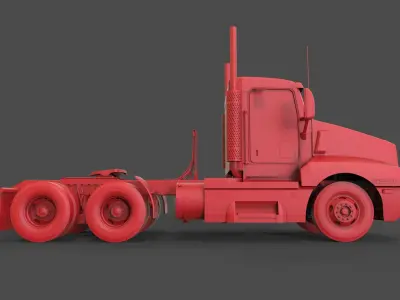 Kenworth T600 3D print model