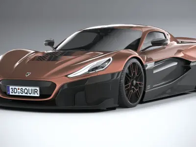 Rimac Nevera 15th Anniversary Edition 2024 3D model