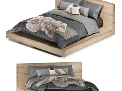 Minotti Bed 3D model