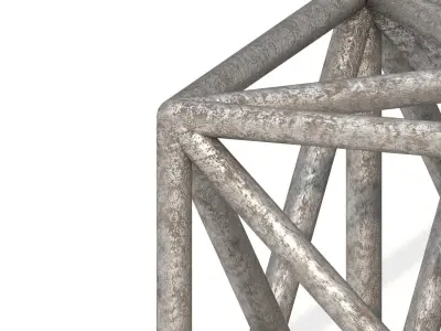 Metal Spatial Structure 3D model