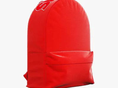 decorative set red 3D model