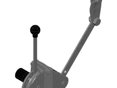 Medium voltage disconnecting switch - RLZ-15 Free 3D model