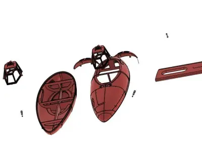 STUDIO SCALE CLOUD CAR EMPIRE STRIKES BACK 3D print model