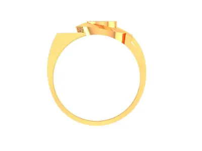 Mens gemstone diamond men Ring with details images 31 3D print model