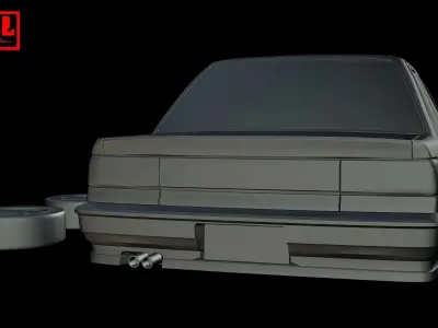 Honda Civic 4th Gen EF3 1988-1991 3D print model