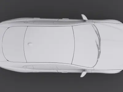 3D CAR Low-poly 3D model