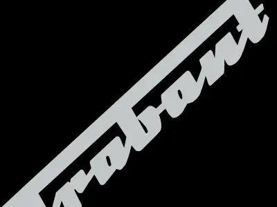 Trabant Font Emblem Logo Free 3D model