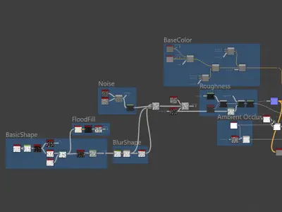 Silver Nugget Substance PBR material and textures Texture