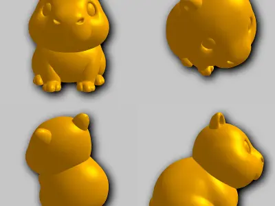 Capybara - Kawaii Animals Collection 3D print model