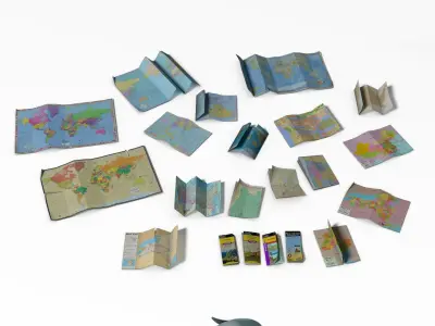 Paper Pack 3D Model Collection