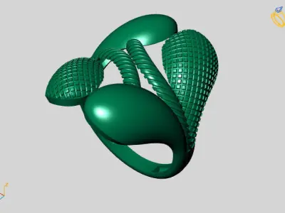 Women Plain Ring STL Models Womens Ring 3dmodels 3D print model 3D print model 6