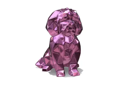 Maltese dog 3D print model