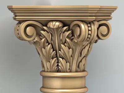 Column Capital 008 3D model