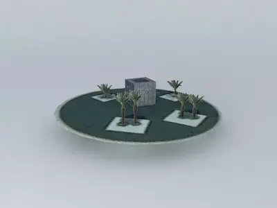 Round residual cube Free 3D model