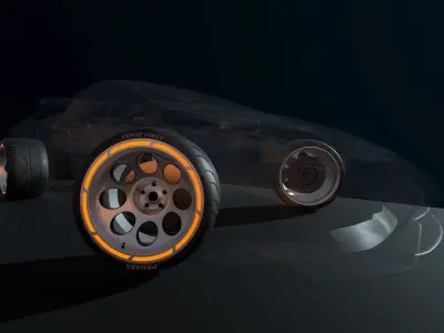 Wheels for supercars  3D Model Pack