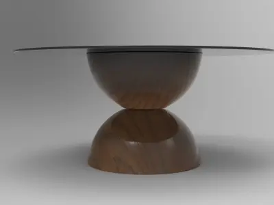 Cago Coffee Table Low-poly 3D model