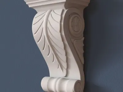 Decorative Corbel 3D model 5