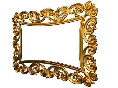 Frame mirror 3D model 11 3D print model