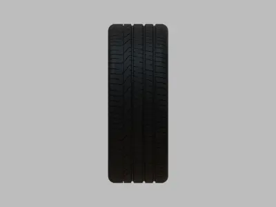 Miniature Enkei RPT1 Rim and Tire - 3D Print - No Textures 3D print model